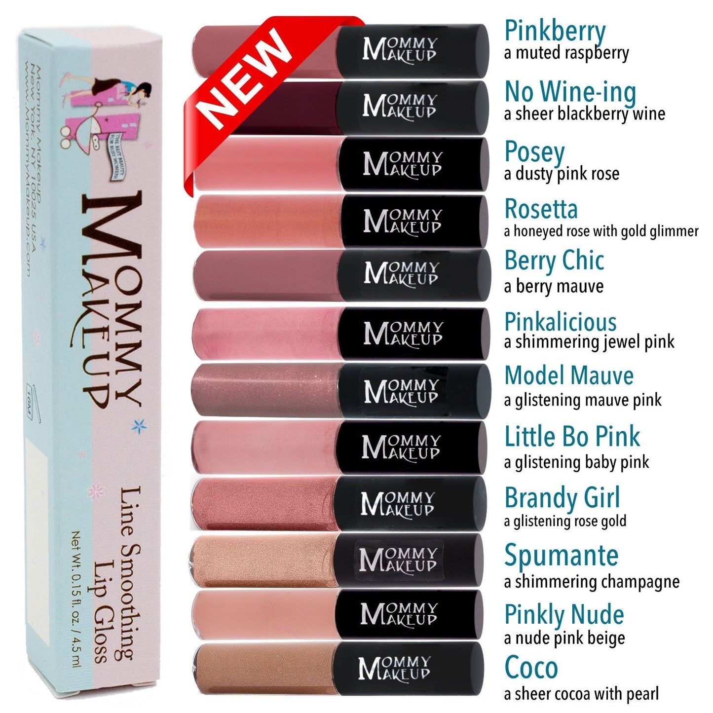 Line Smoothing Lip Gloss | Paraben-free Plumping Gloss - No Wine-ing
